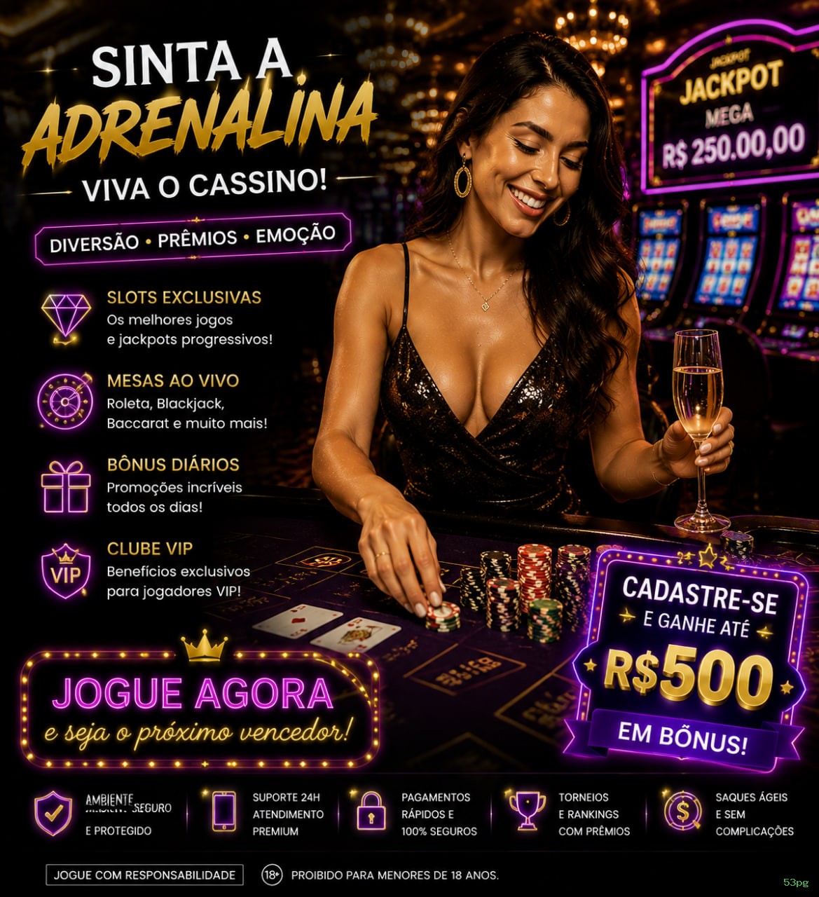 APP oficial da 53pg para mobile
